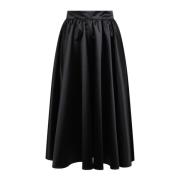 Patou Midi Skirts Black, Dam