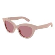 Alexander McQueen Sunglasses Am0391S Pink, Dam