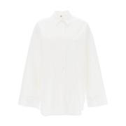 By Malene Birger Klassisk Vit Button-Up Skjorta White, Dam