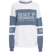 Ball Vintage Indigo Sweatshirt, Stilren & Mysig White, Dam