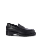 Off White Svarta platta skor med 5 cm brätte Black, Herr