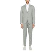 Eleventy Elegant Suit Abito 07 Set Green, Herr