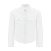 Wardrobe.nyc Klassisk Denimjacka White, Dam