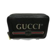 Gucci Vintage Pre-owned Laeder plnbcker Black, Unisex