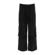 Entire Studios Wide Trousers Black, Herr