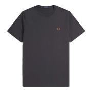Fred Perry T-Shirts Gray, Herr