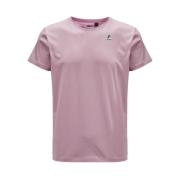 K-Way Essentiell Bomull T-shirt för Stiliga Män Pink, Herr
