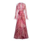 Roberto Cavalli Maxi Dresses Pink, Dam