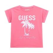 Guess T-Shirts Pink, Unisex
