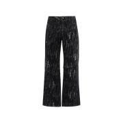 Andersson Bell Wide Trousers Black, Herr