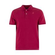 K-Way  Red Polo Shirt Red, Herr