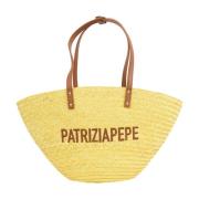 Patrizia Pepe Tote Bags Yellow, Dam