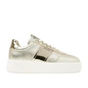 Nubikk Guld Metallic Wing Sneaker Yellow, Dam