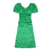 Ganni Midi Dresses Green, Dam