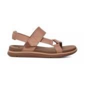 Teva Beige Platta Sandaler Rea Brown, Dam