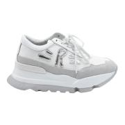 Rucoline Silver Vit Bomber Sneakers White, Dam