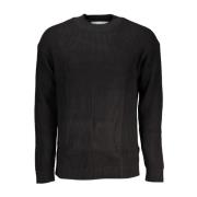 Calvin Klein Round-neck Knitwear Black, Herr