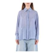 Max Mara Formal Shirts Blue, Dam