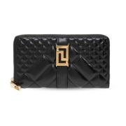 Versace Läder plånbok Black, Dam