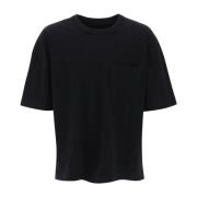 Lemaire T-Shirts Black, Herr