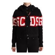 Gcds Cardigans Black, Dam