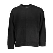 Calvin Klein Round-neck Knitwear Black, Herr