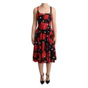 Dolce & Gabbana Midi Dresses Multicolor, Dam