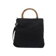 Gucci Vintage Pre-owned Nylon gucci-vskor Black, Dam