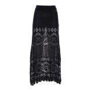 Akep Maxi Skirts Black, Dam
