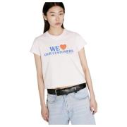 Alexander Wang T-Shirts Pink, Dam