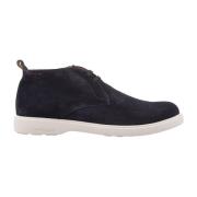 Kiton Laced Shoes Blue, Herr