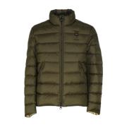 Blauer Winter Jackets Green, Herr