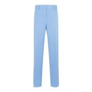 Dries Van Noten Slim-fit Trousers Blue, Dam