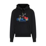 EgonLab Fantasia Svart Hoodie Black, Herr