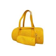 Louis Vuitton Vintage Pre-owned Laeder handvskor Yellow, Dam