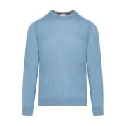 PS By Paul Smith Round-neck Knitwear Blue, Herr
