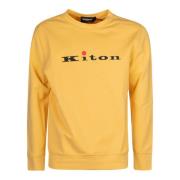 Kiton Sweatshirts Yellow, Herr