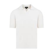 Dunhill Polo Shirts White, Herr