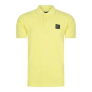 Marshall Artist Polo Shirts Yellow, Herr