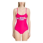 Moschino Swim Swimsuit Pink, Dam