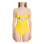 Moschino Swim Swimsuit Yellow, Dam