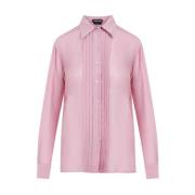 Tom Ford Silk Batiste Skjorta Ljusrosa Pink, Dam