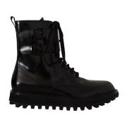 Dolce & Gabbana Lace-up Boots Black, Herr