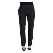 Dolce & Gabbana Slim-fit Trousers Black, Dam