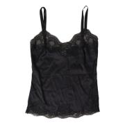 Dolce & Gabbana Sleeveless Tops Black, Dam