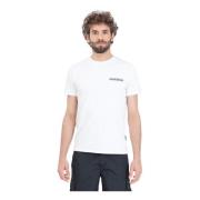 Napapijri Vit T-shirt med Great Bear Print White, Herr