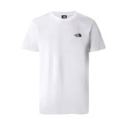 The North Face Enkel Dome Vit T-shirt White, Herr