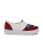 Chiara Ferragni Collection VitRöd Slip-On Skor Multicolor, Dam