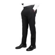 Tagliatore Suit Trousers Black, Herr