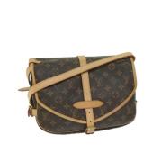 Louis Vuitton Vintage Pre-owned Canvas louis-vuitton-vskor Brown, Dam